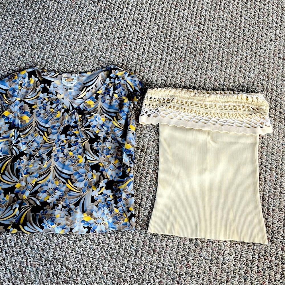 Two Womens Summer Tops